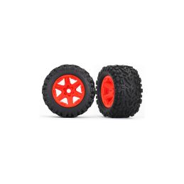 Traxxas kolo 3.8", disk oranžový, pneu Talon EXT (pár) - 1