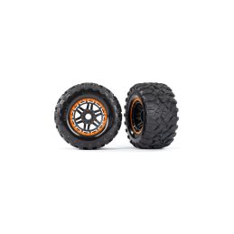Traxxas kolo 2.8", pneu Maxx All-Terrain, disk černo-oranžový (2) - 1
