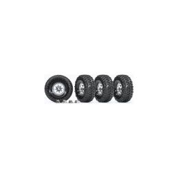 Traxxas kolo 1.9", disk classic chromovaný, pneu Canyon Trail (4) - 1