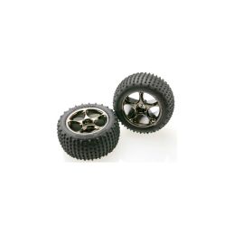 Traxxas kolo 2.2", disk Tracer černý chrom, pneu Alias (2) - 1