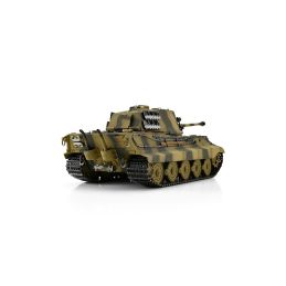 TORRO tank 1/16 RC Königstiger vícebarevná kamufláž - IR - Kouř - 2