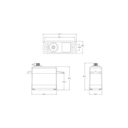 DL3017 DC Digital servo (17 kg-0,15s/60°) - 4