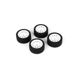 CARTEN nalepené M-Rally gumy na bílých 10 papr. diskách +1mm, 4 ks. - 1