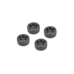 CARTEN nalepené profil gumy 26mm na černých 5 papr. diskách, 4 ks. - 1
