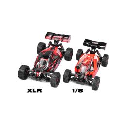 ASUGA XLR 6S - BUGGY 4WD - RTR - červená - 8