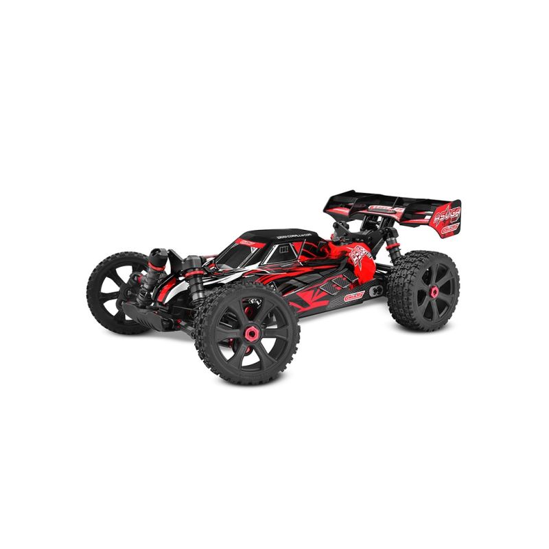 ASUGA XLR 6S - BUGGY 4WD - PRO ROLLER šasi - bez elektroniky - červená - 1