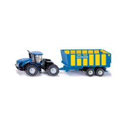 SIKU Farmer - Traktor New Holland s přívěsem Joskin, 1:50 - 1