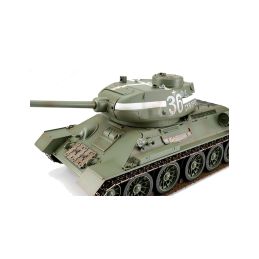 1/16 RC T-34/85 Tank IR - barva - zelená - 4