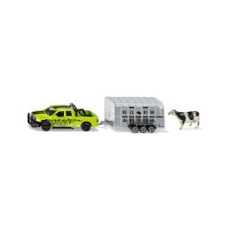 SIKU Farmer - RAM 1500 s přívěsem na přepravu krav, 1:50 - 1