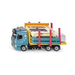 SIKU Super - nákladní auto převážející montovaný dům 1:50 - 1
