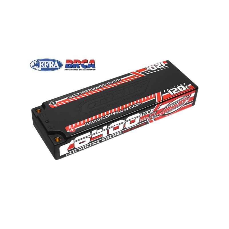 VOLTAX HiVOLT 120C LiPo LCG Stick Hardcase-6400mAh-7.6V-G4 (48,6Wh) - 1