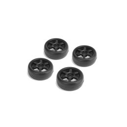 CARTEN nalepené slick gumy 26mm na černých 6 papr. diskách, 0mm OFFset, 4 ks. - 1