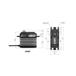 MIBO 1/10 Offroad (0.052s/23kg/8.4V) Brushless Servo - 3