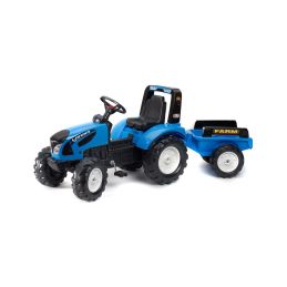 FALK - Šlapací traktor Landini s vlečkou - 1