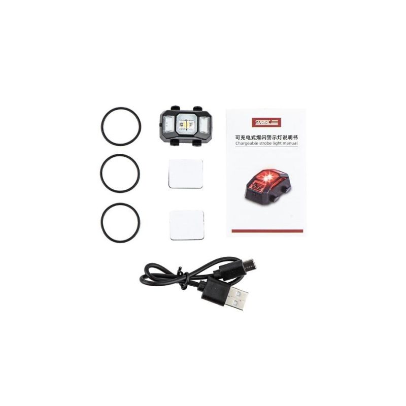 Barevné dobíjecí LED stroboskop pro drony (vč Aku) - 1