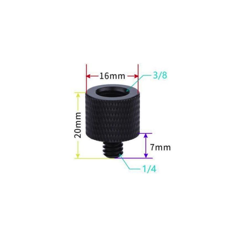 3/8" Female to 1/4" Male Screw - 1