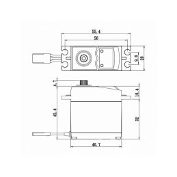 SC-0251MG+ Digitální servo (16kg-0,18s/60°) - 2
