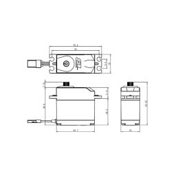 B-06 ANALOG servo (6,5kg-0,11s/60°) - 2