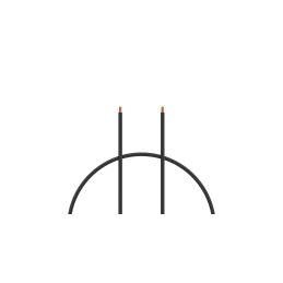 Kabel silikon 0.5mm2 1m (černý) - 1