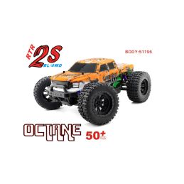 HSP Octane PRO 1/10 RTR Monster Truck, Oranžový - 2