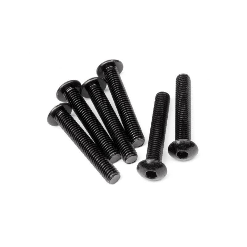 Button Head Screw M5X30Mm (Hex Socket/6Pcs) - 1