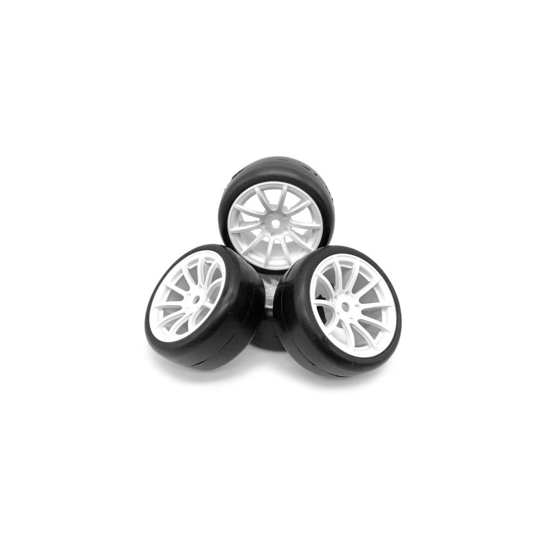 TPRO 1/10 Mini Racing gumy “High Grip” Asfalt, 4 ks. - 1