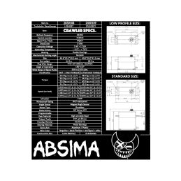 Servo Absima HV 3S/4S Digital Alu LP34DBT Crawler-Spec. Waterproof - 6