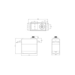 CL6030 HiVOLT CORELESS WATERPROOF Digital servo (30kg-0,11s/60°) - 4