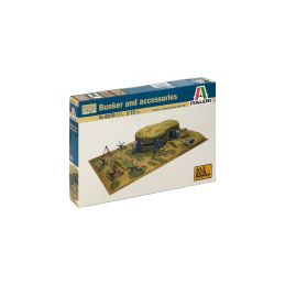 Italeri diorama WWII bunkr s příslušenstvím (1:72) - 1