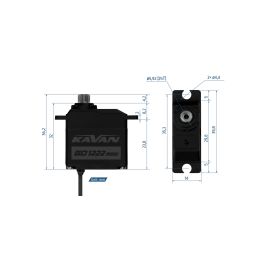 GO-1222MGW digitální mikroservo (0.085s/60°, 6kg.cm) - 2