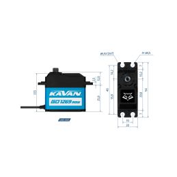 GO-1269MGW digitální servo (0.135s/60°, 32kg.cm) - 2