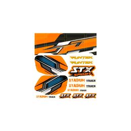 STX - nálepky oranžové - 1