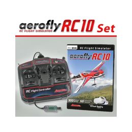 Aerofly RC10 na DVD pro Win8.1/10/11 s USB ovladačem - 1