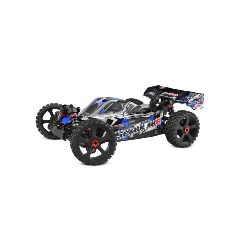 SPARK XB-6 - BUGGY 4WD - ROLLER šasi - bez elektroniky - modrá - 1