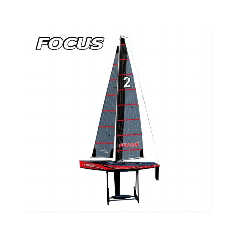 Focus V3 RTR plachetnice - červená - 1