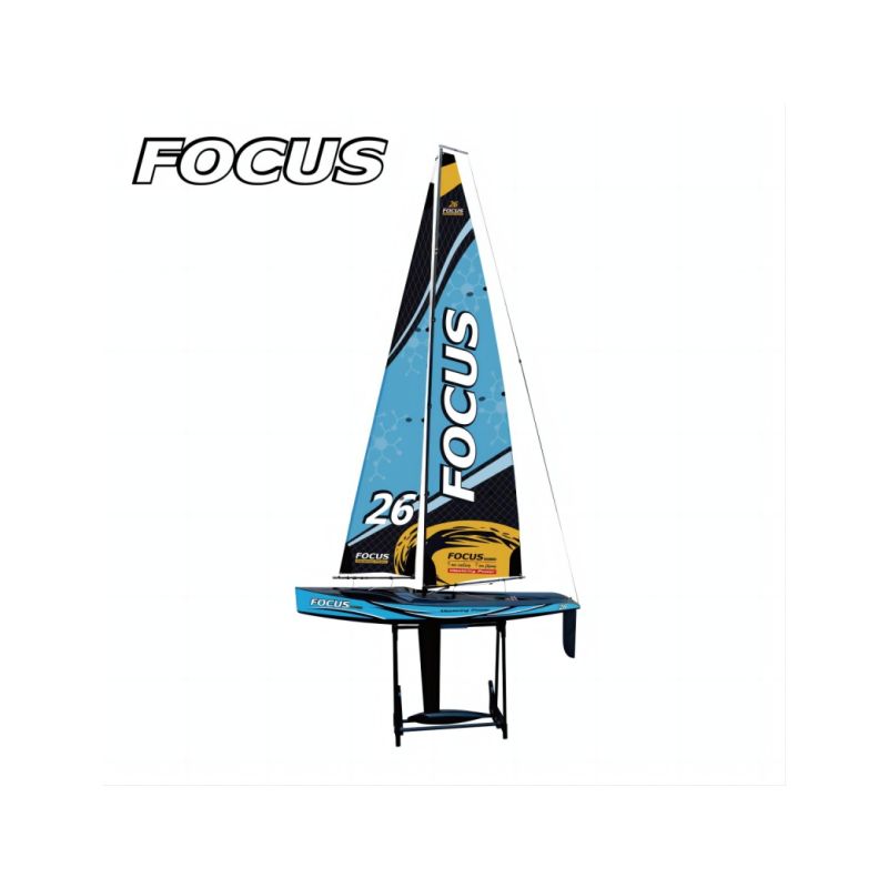 Focus V3 RTR plachetnice - modrá - 1