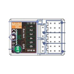 Přijímač Absima R6GPS 2,4GHz - 1