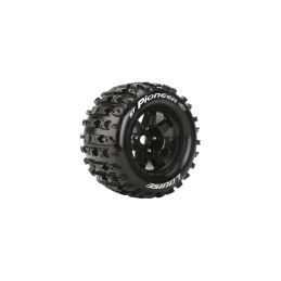 ST-PIONEER SPORT 1/8 1/2 offset 17mm hex Black Rims, 2 ks - 1