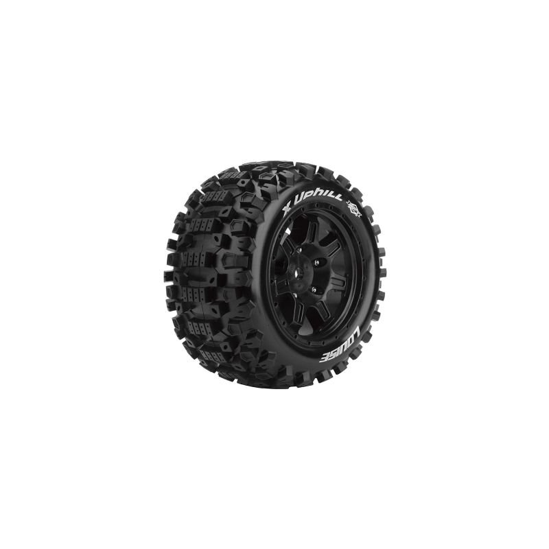 X-UPHILL SPORT 1/5 24mm hex Black Rims, 2 ks - 1