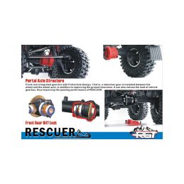 RESCUER 1/10 sada 2,4GHz, Černá - 9