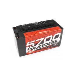 RUDDOG Racing Hi-Volt 5700mAh 150C/75C 15.2V Short 4S LiPo-HV Battery - 1