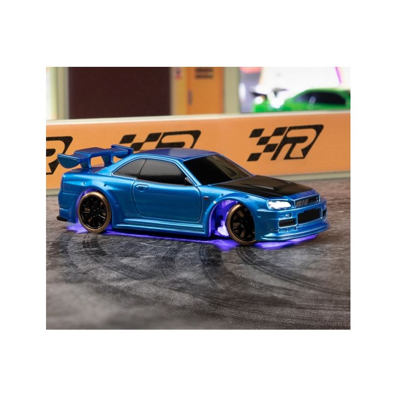 1/76 C64 DRIFT RC Car RTR (modrá metalíza) - 1
