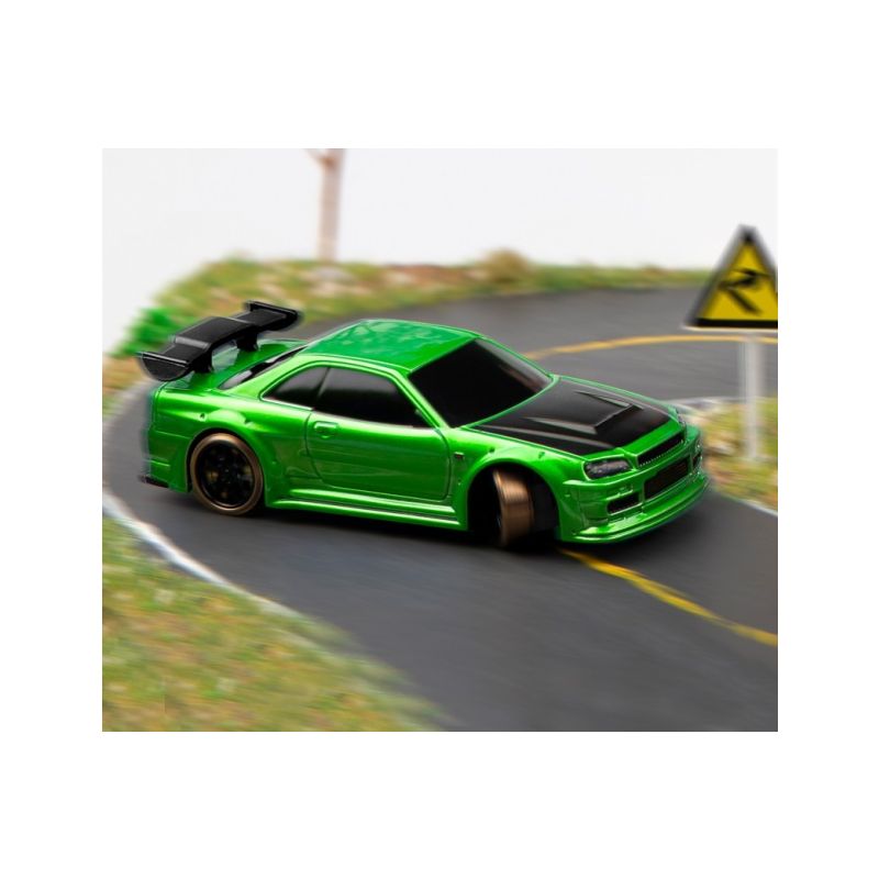 1/76 C64 DRIFT RC Car RTR (zelená metalíza) - 1