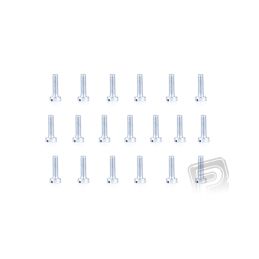 Ocelový šroub s válcovou hlavou M3x10mm, 500 ks - 2