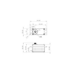 HBL550LX (0.083s/60°, 16.0kg.cm) - 2