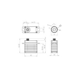 HBL3850 (0.10s/60°, 57.0kg.cm) - 2