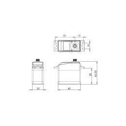 HBL665 (0.09s/60°, 16.7kg.cm) - 2