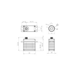 HBL880 (0.032s/60°, 11.2kg.cm) - 2