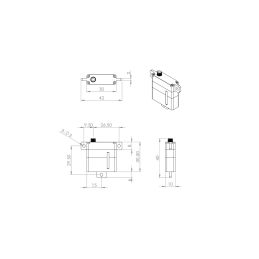 HBL6625MINI (0.10s/60°, 6.0kg.cm) - 2