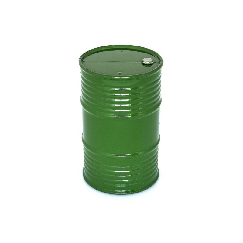 Plastový olejový barel, zelený, 1 ks. - 1